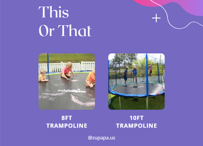 Trampoline sales 8 feet