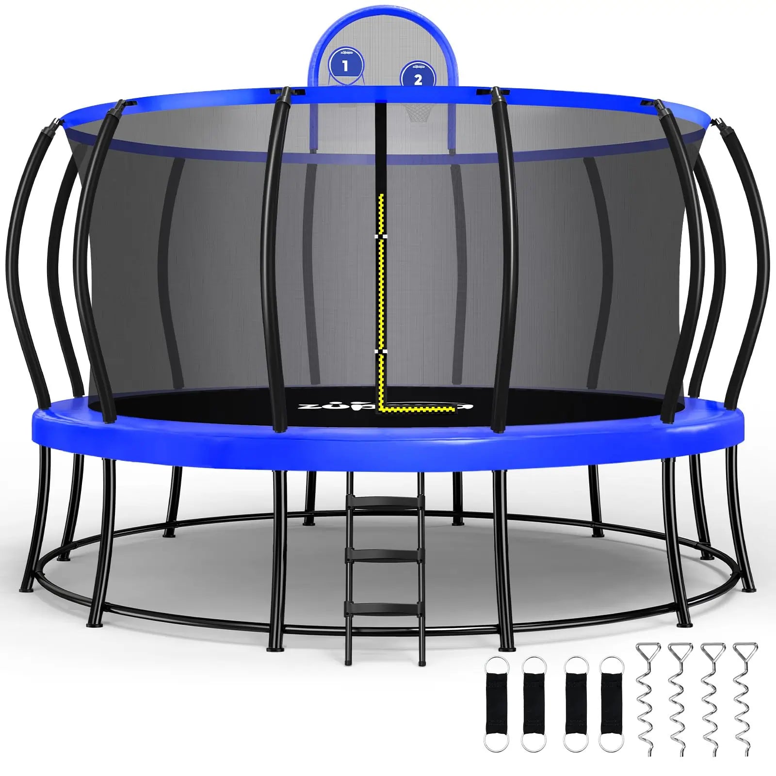 1800LBS Double Frames Trampoline | Zupapa