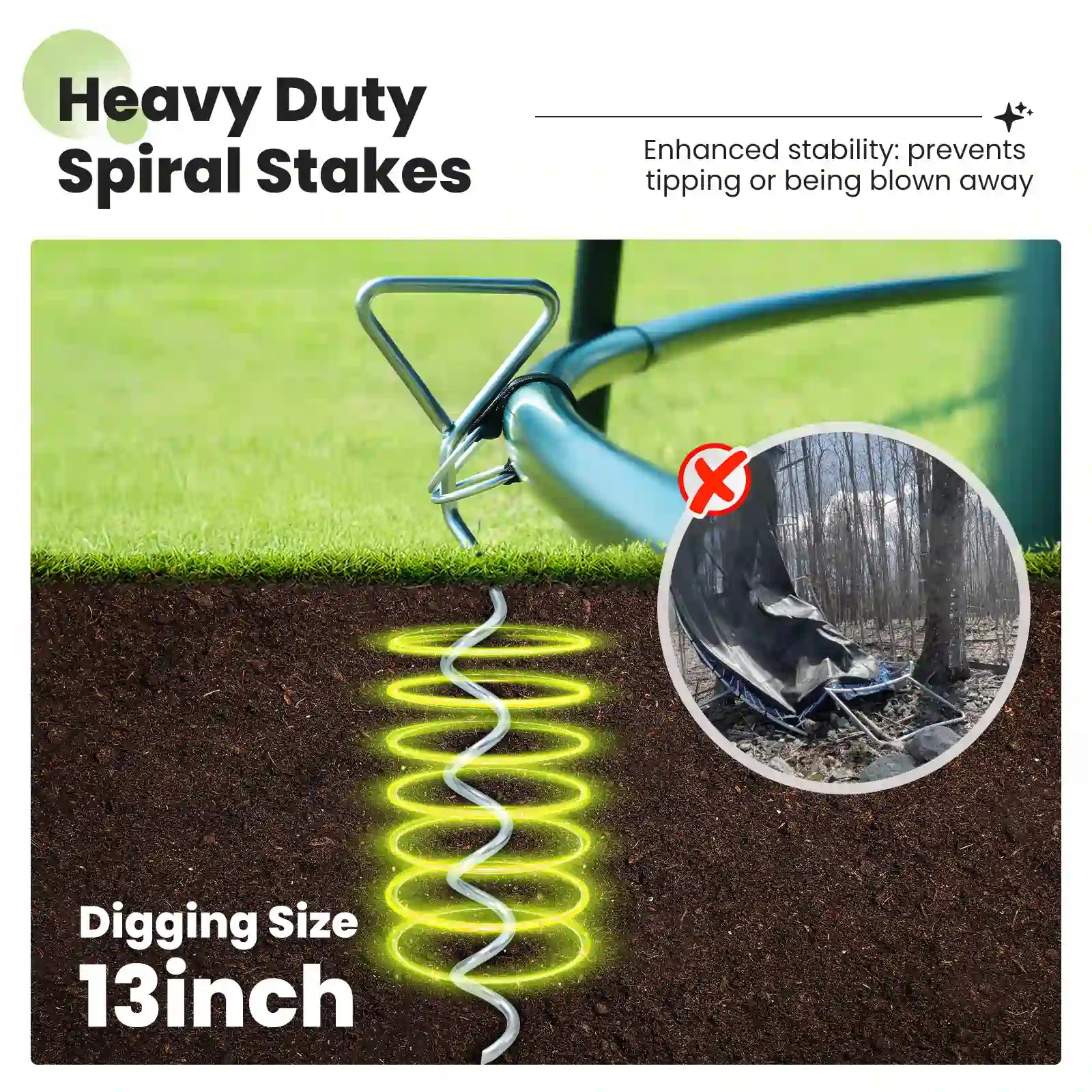 1800LBS Double Frames Trampoline