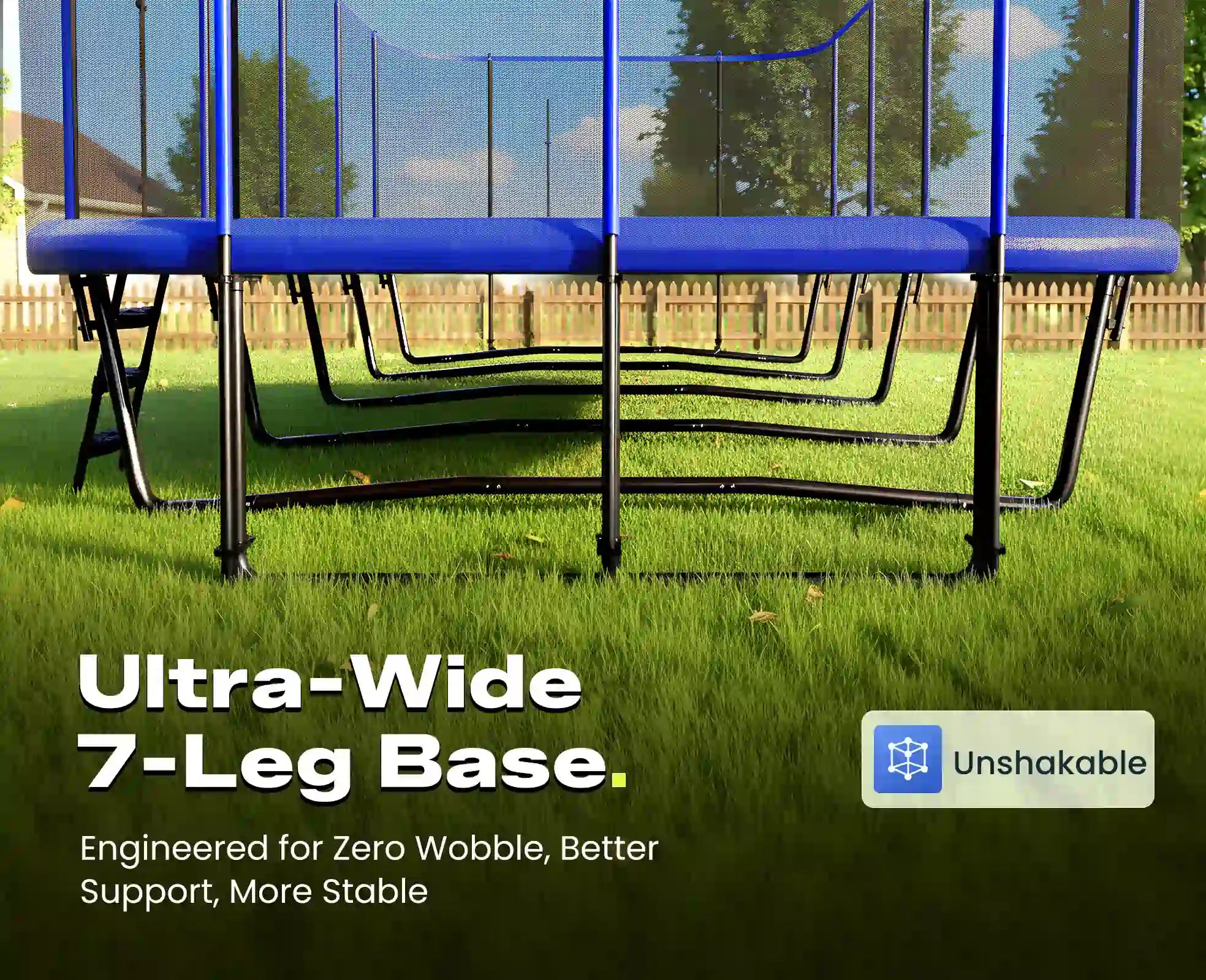 Zupapa 1800LBS Rectangular Trampoline