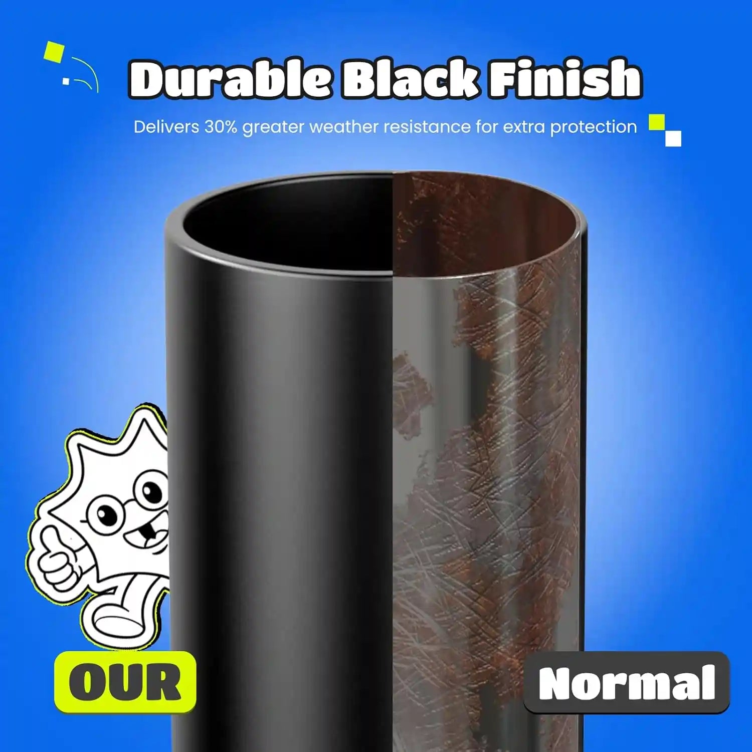 Anti-Rust Poles#size_8FT-Regular