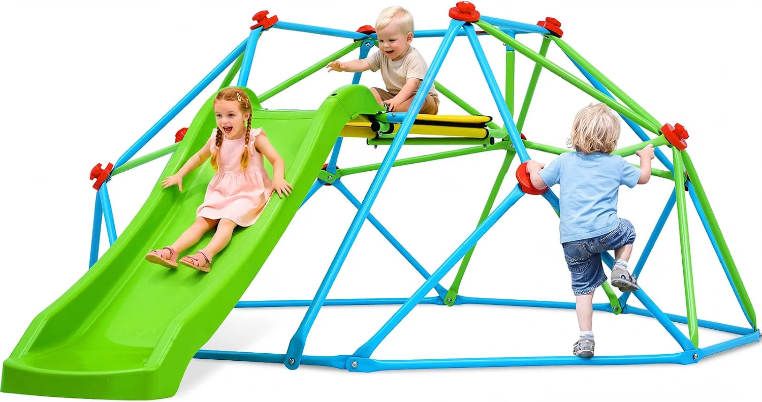 440LBS Zupapa 8FT Climbing Dome with Slide