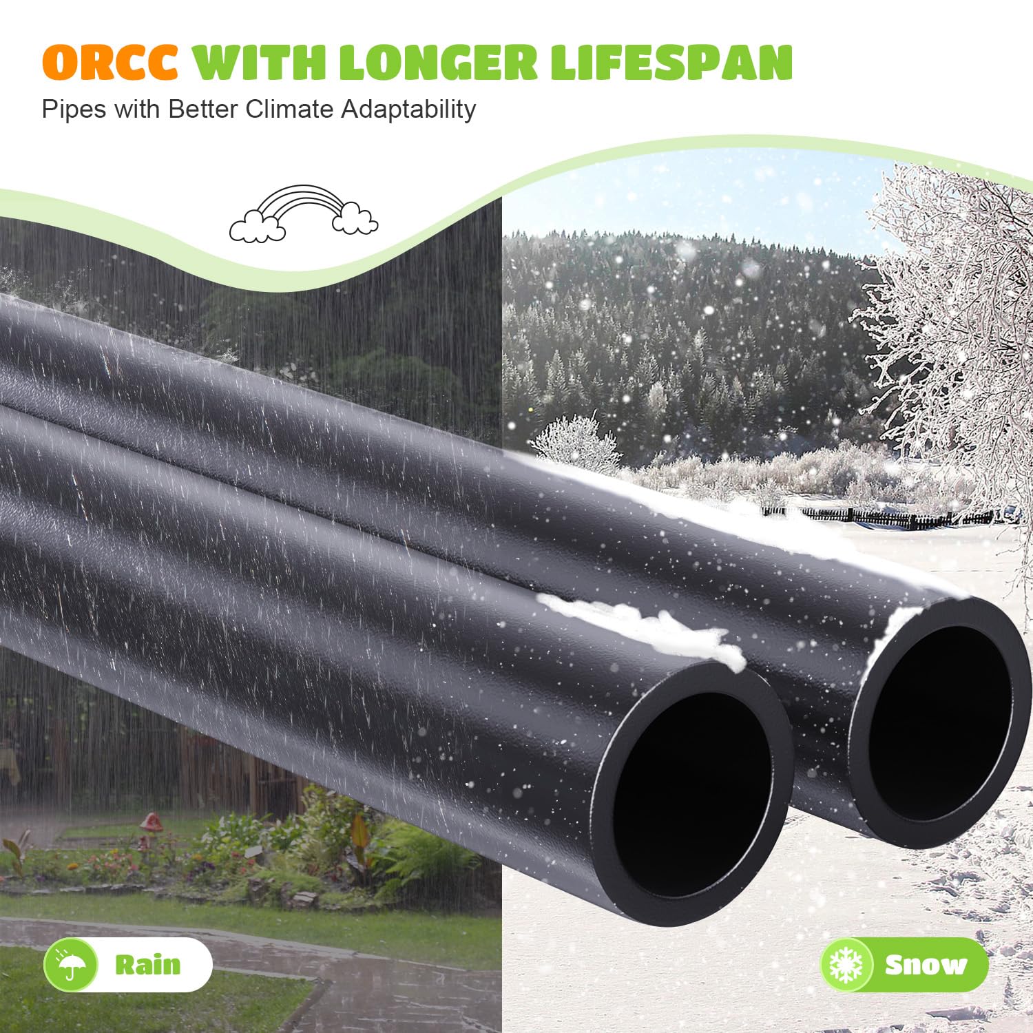 ORCC 1200LBS Heavy Duty Recreational Trampoline