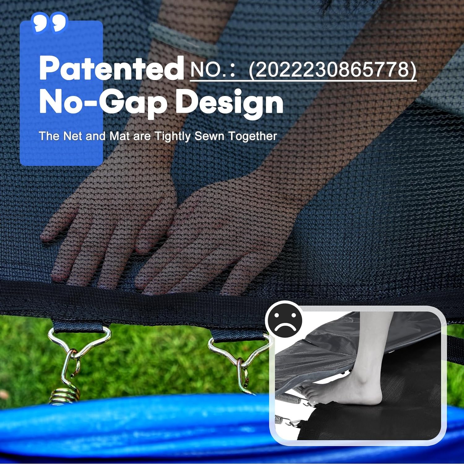 Patented No-Gap Design
