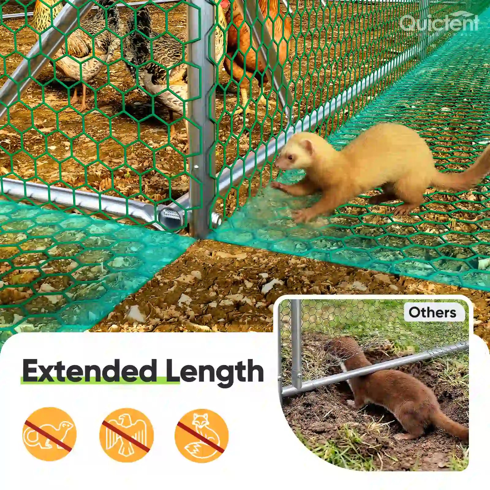 durability and predator protection#size_6.5x9FT with Ladder+Swing