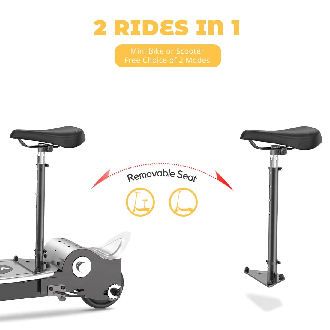 E120 Electric Scooter with Seat