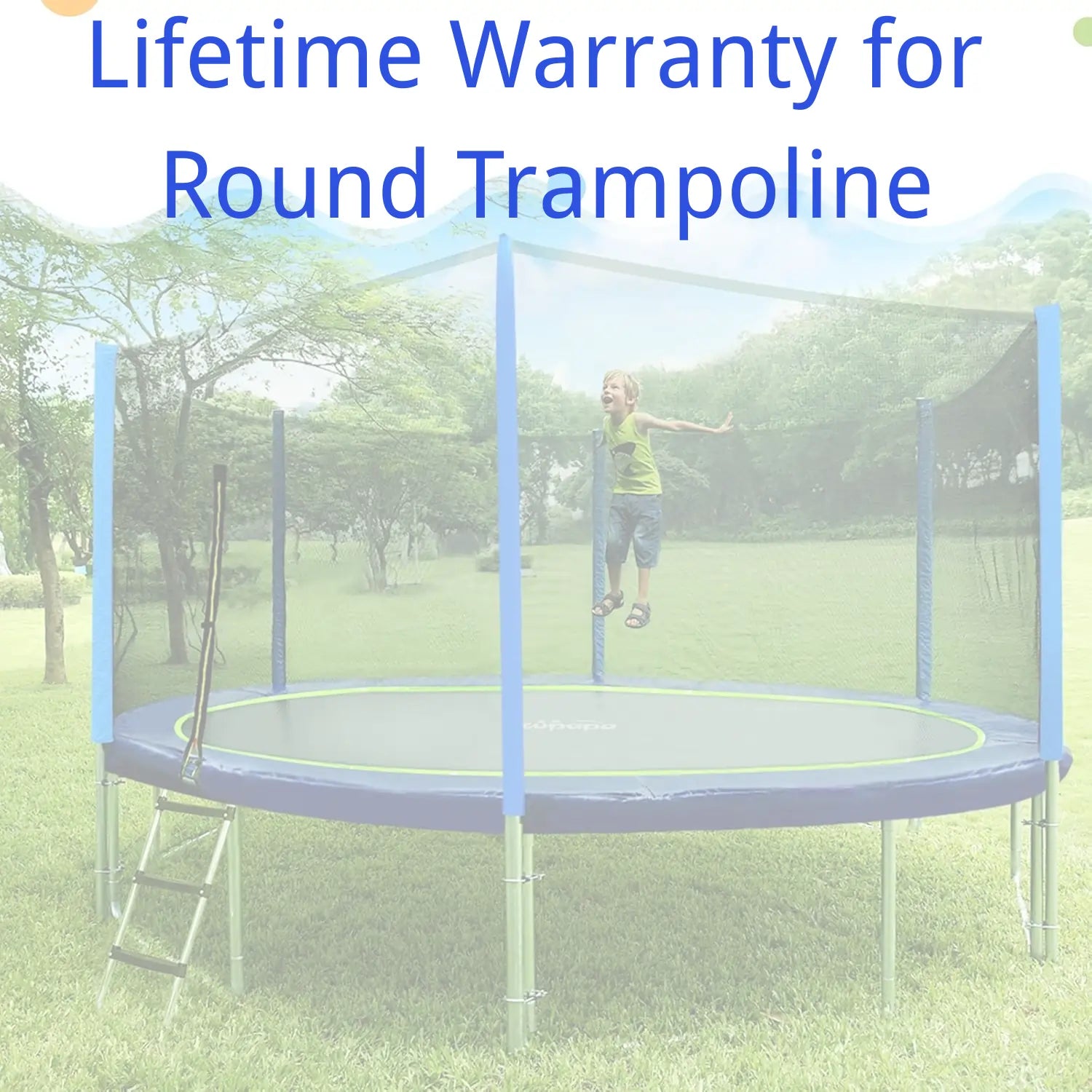 Lifetime Warranty for Yard Round Trampoline