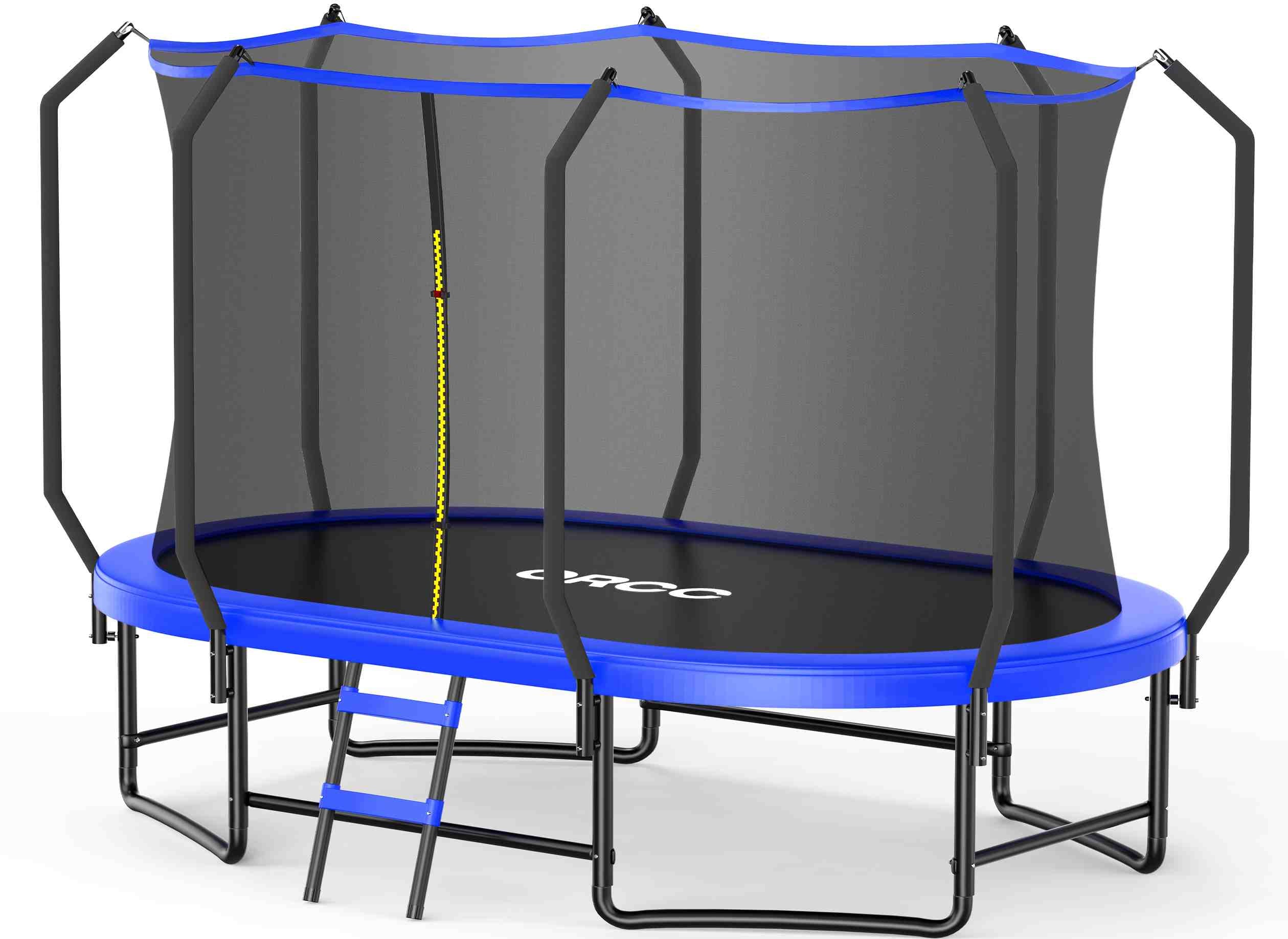 ORCC by MaxLead 1200LBS Oval Outdoor Trampoline with Safety Net