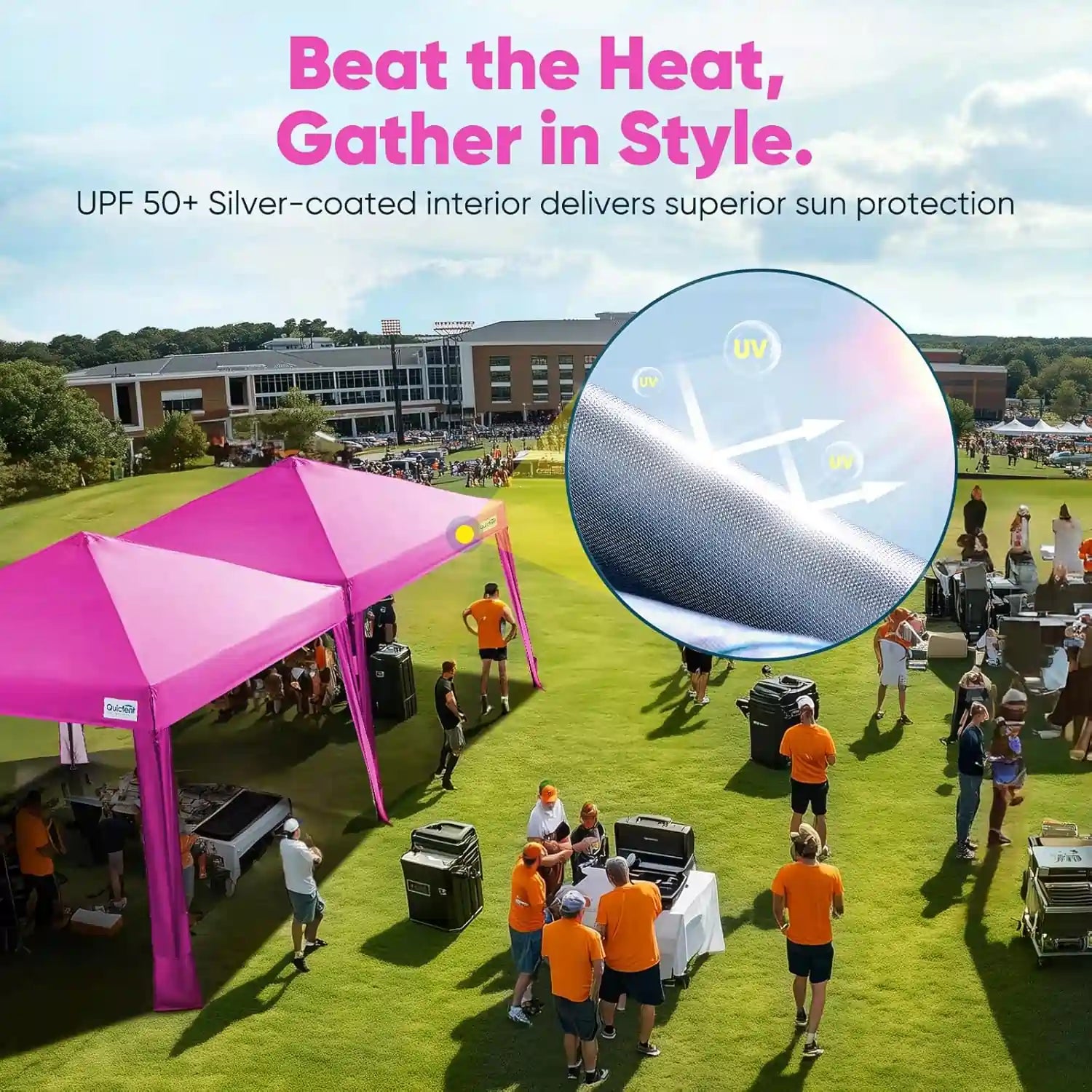 Sun Protection and Easy Setup#color_Pink