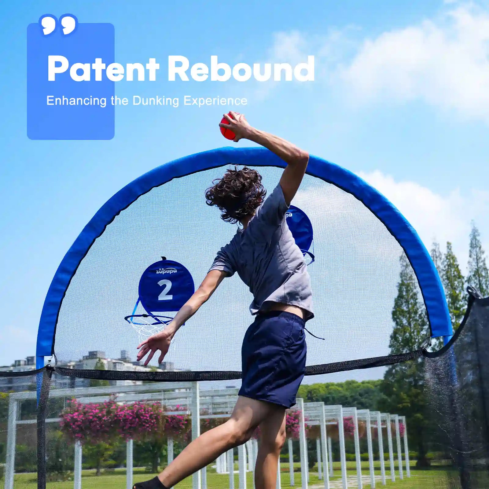 2 patented Basketball Boards for All Ages