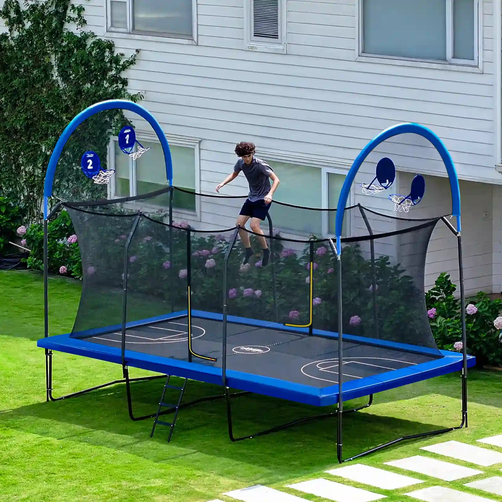 Rectangle Trampoline 10x17FT 9X15FT 8X14FT