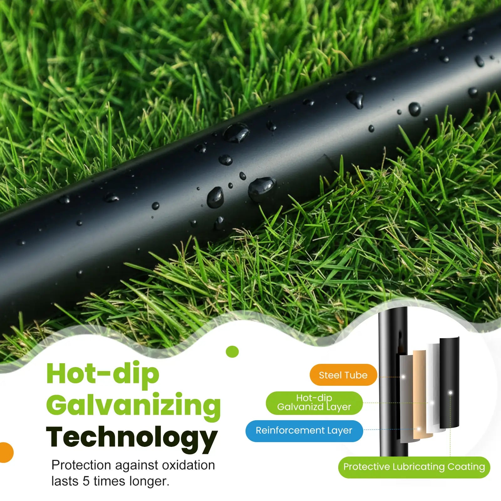 1500LBS Upgraded Trampoline 10-16FT