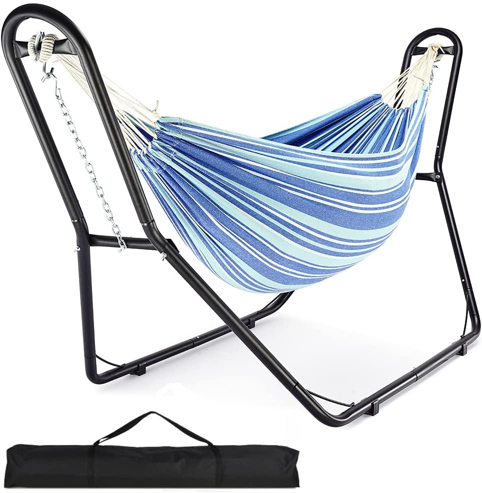 1001 hängematten Zupapa 9 FT Hammock with Stand (Hot 2 Person Hammock)