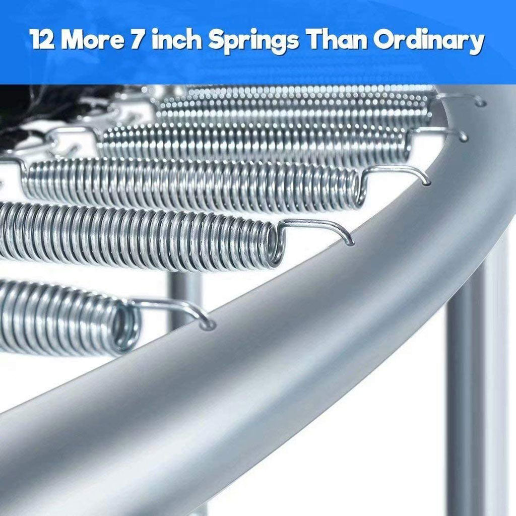 more springs than other 8ft trampoline