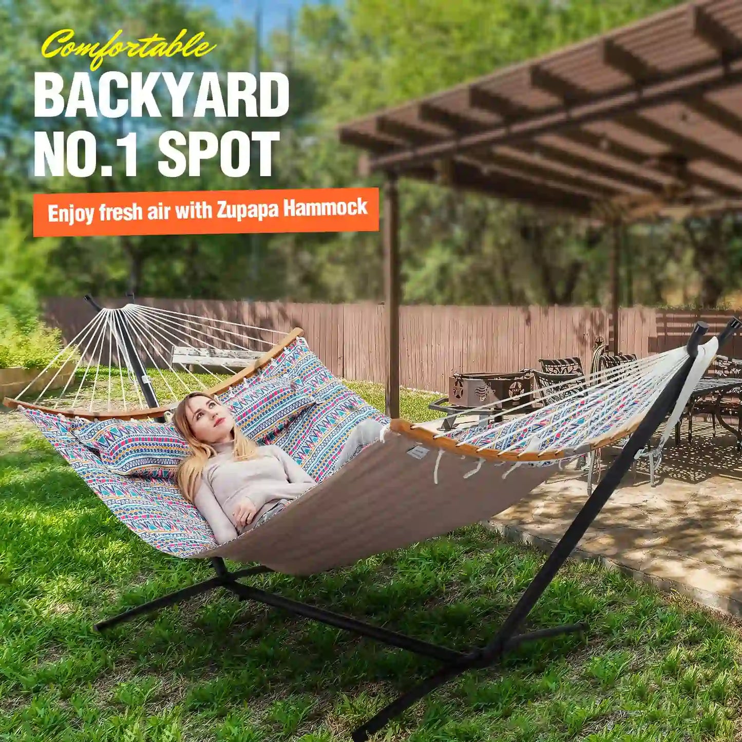 Enjoy frsh air with Hammock