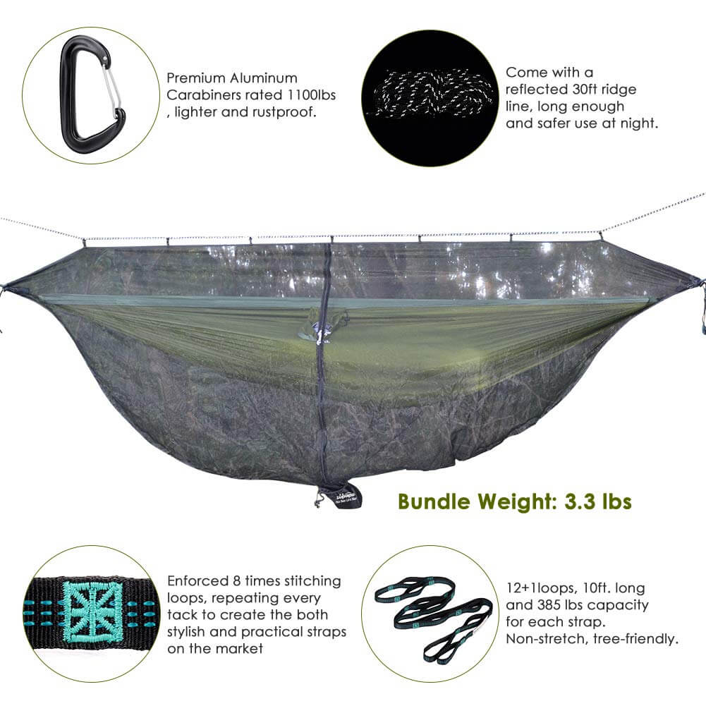 Camping Hammock with Mosquito Net