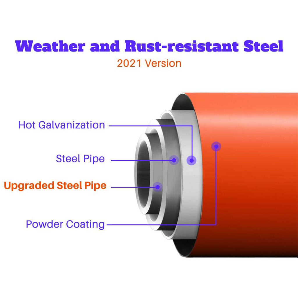 Weather and Rust-Resistant Steel dome climber