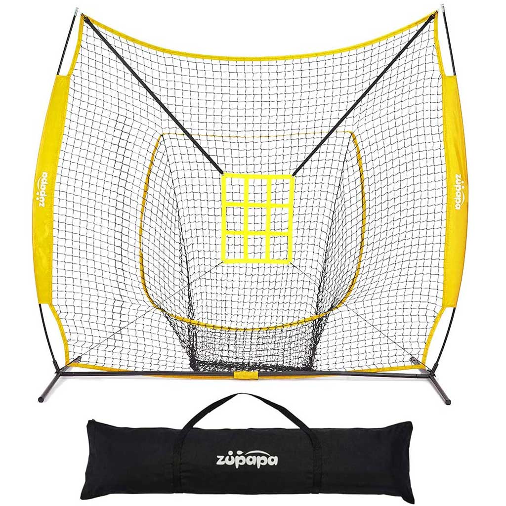 7' x 7' Baseball Net-Yellow