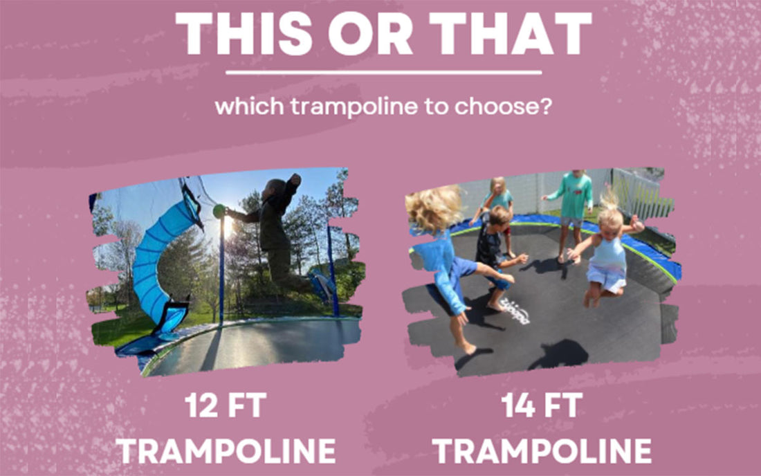12 FT VS. 14 FT Trampoline