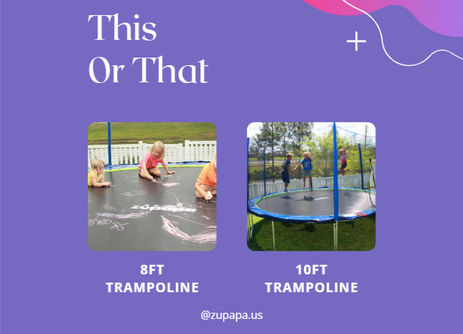 8 FT VS 10 FT Trampoline