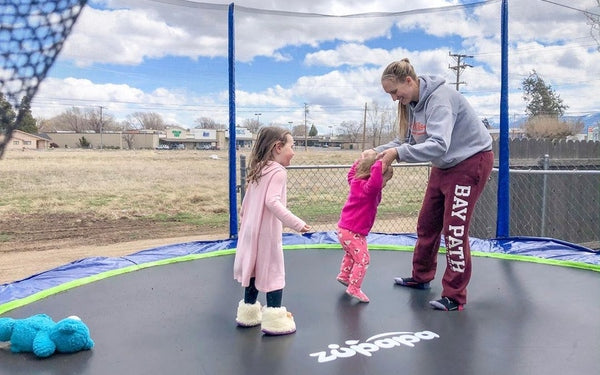 2020 Christmas Zupapa trampoline winter care