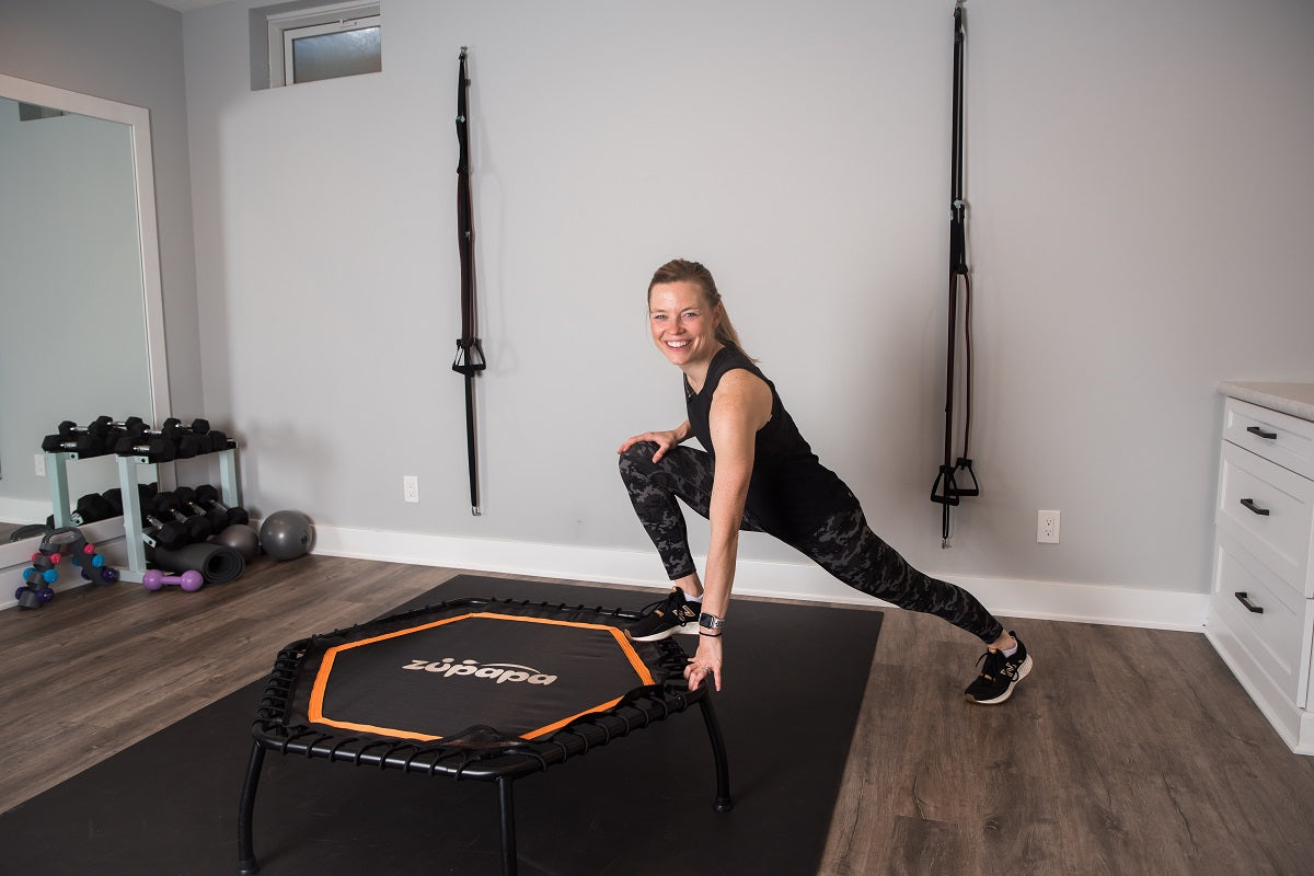 Zupapa Fitness Trampoline - Exercising