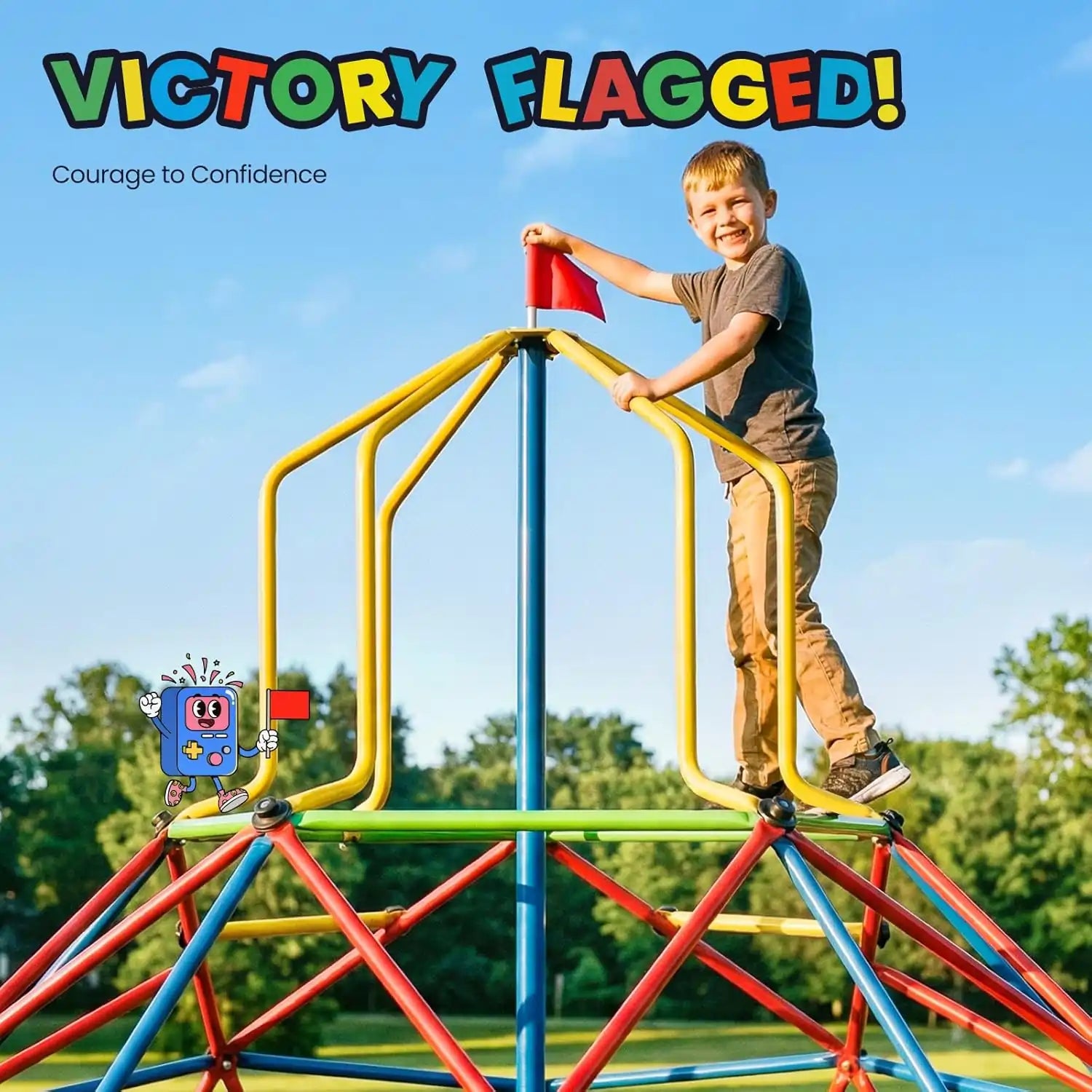 1200LBS Climber Dome Tower 10FT