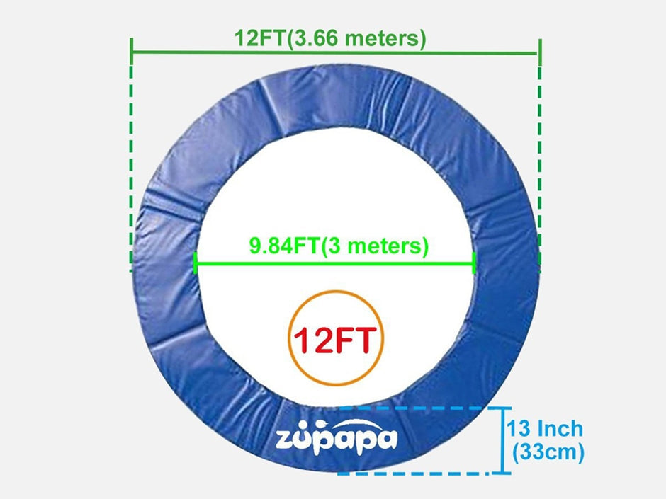 Saffun Trampoline Pad Replacement for 8/10/12/14/15/16FTFT Trampoline