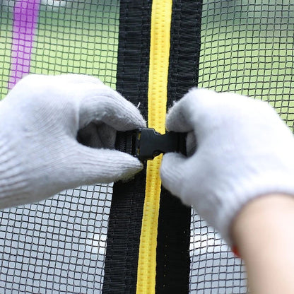 Saffun Trampoline Net 10-15FT & Out-Net Trampoline Replacement Enclosure Net