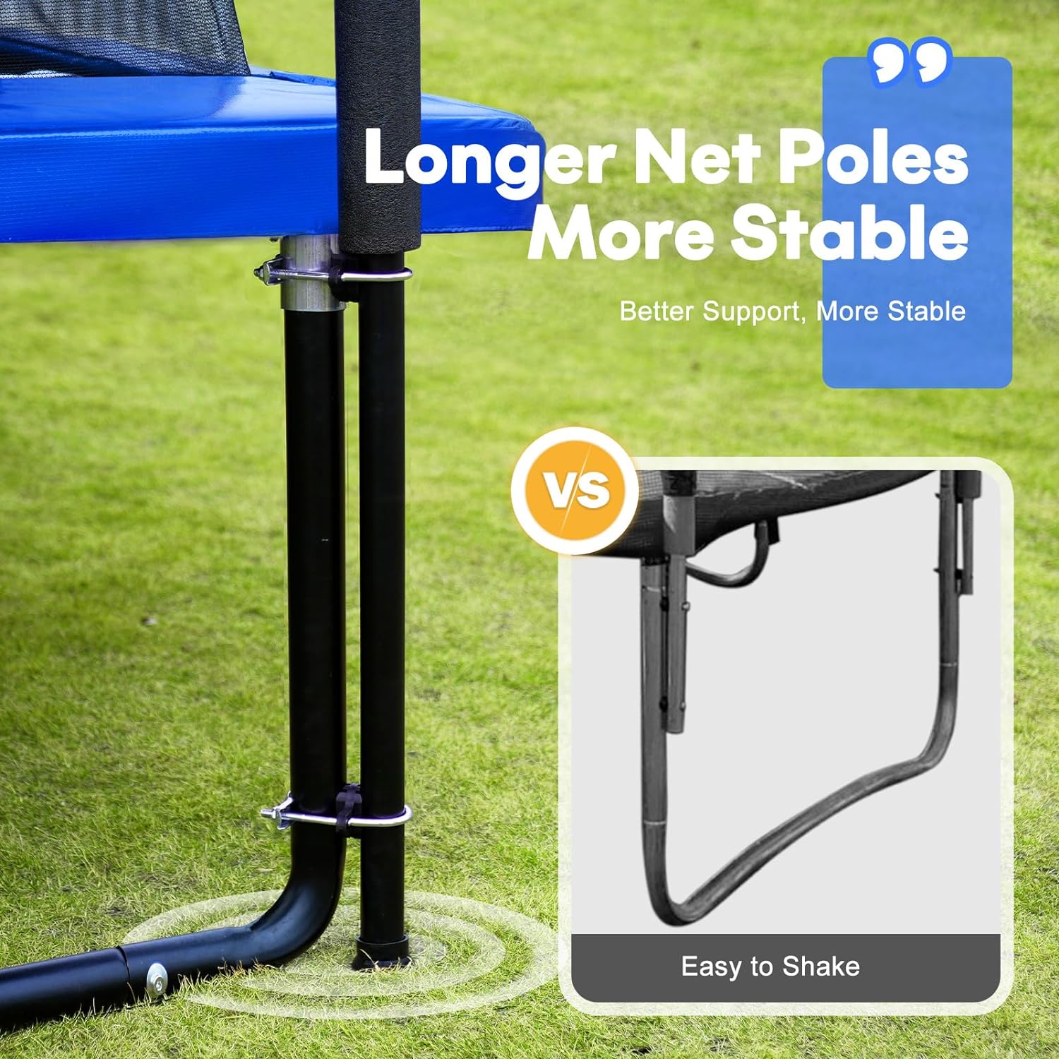 Longer Net Poles