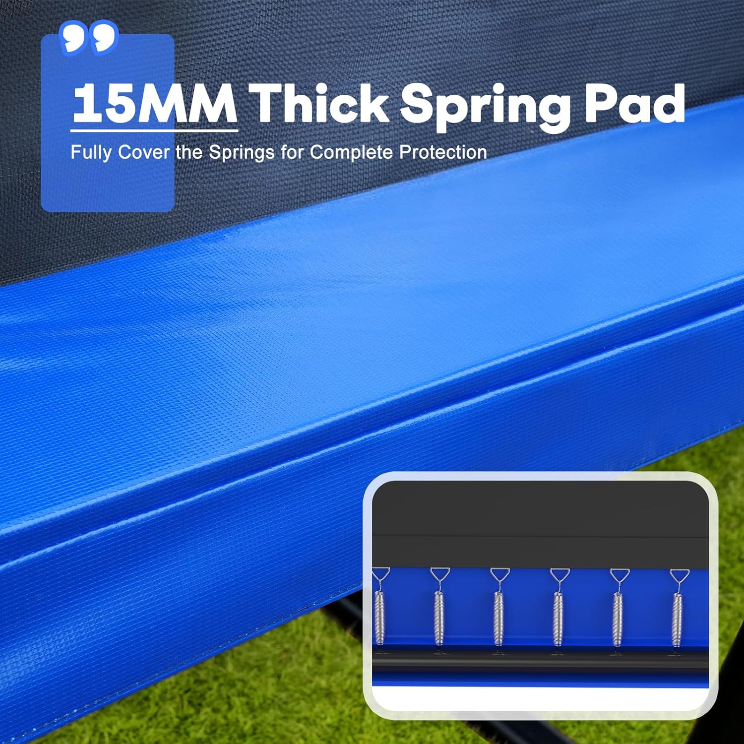 15mm thick safety spring pad