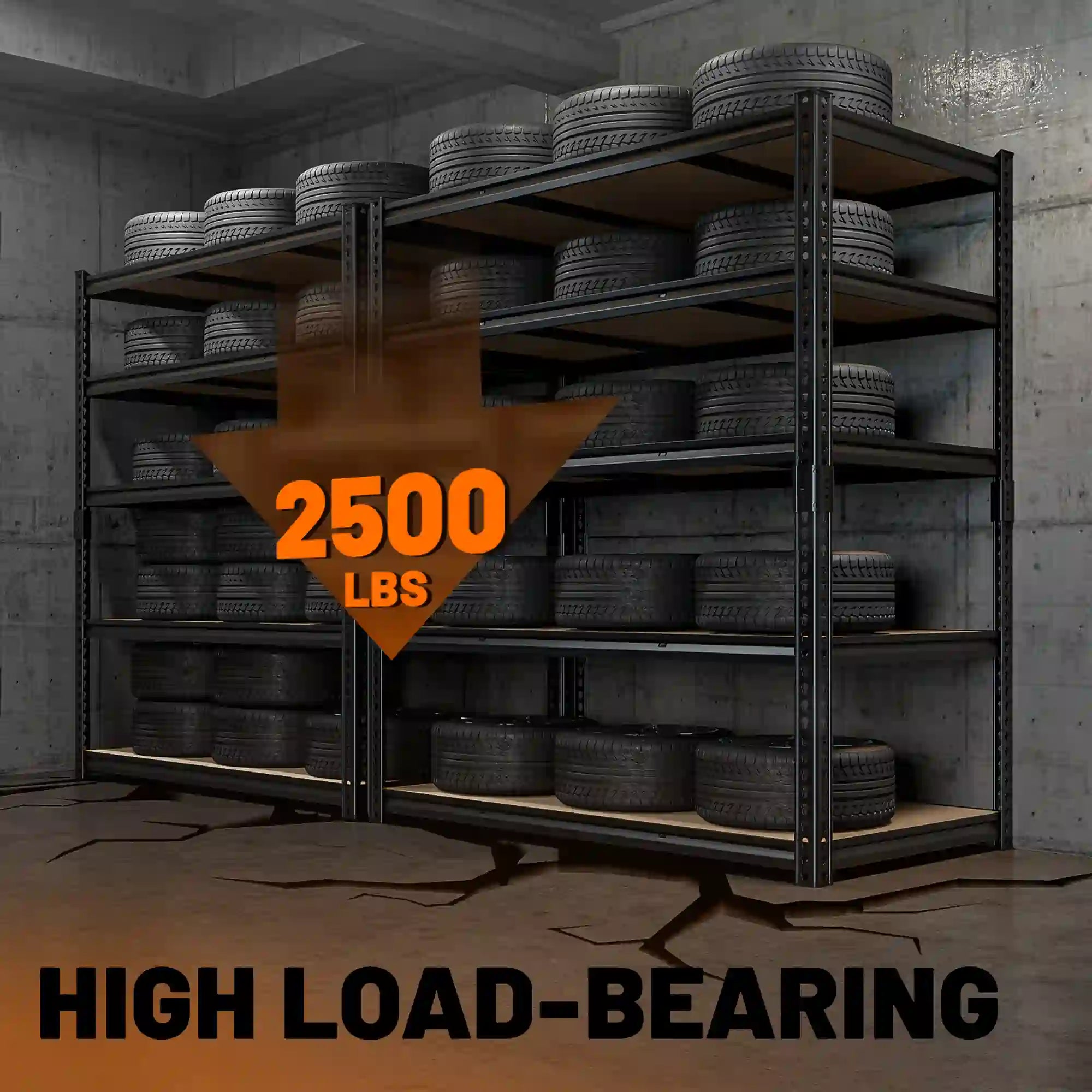 2500 LBS HIGH LOAD-BEARING#size_72"H*24"D*48"W