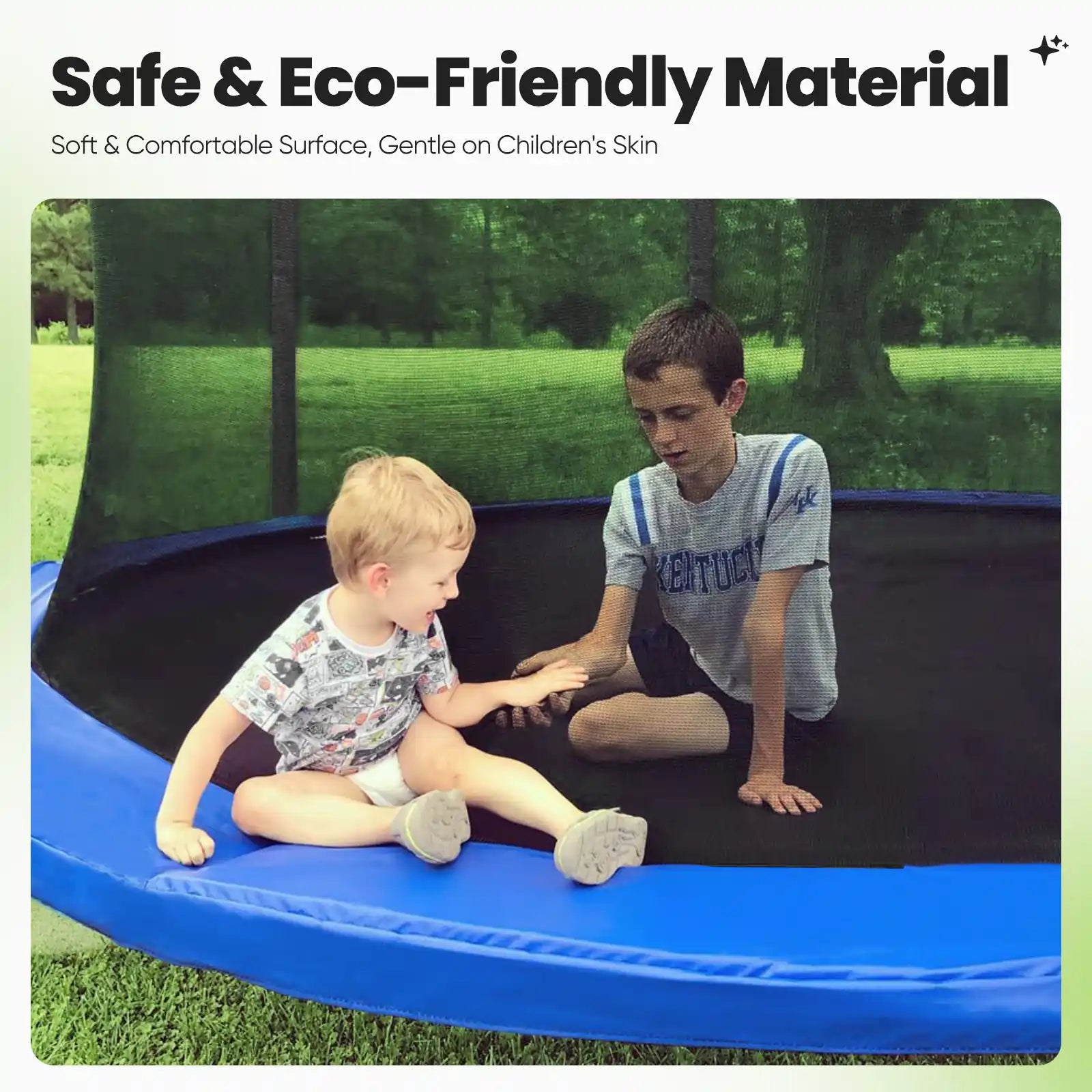 Double Frame Trampoline Spring Pad Replacement–Safety Edge Cover