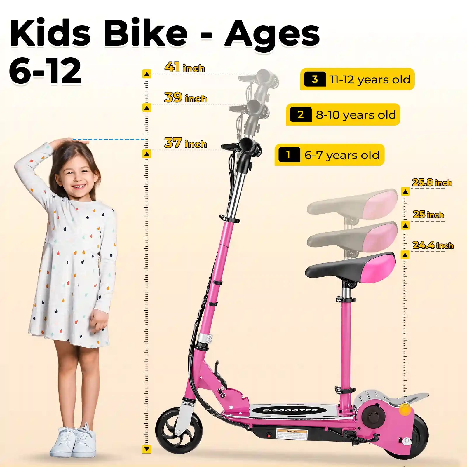 E120 Electric Scooter with Seat