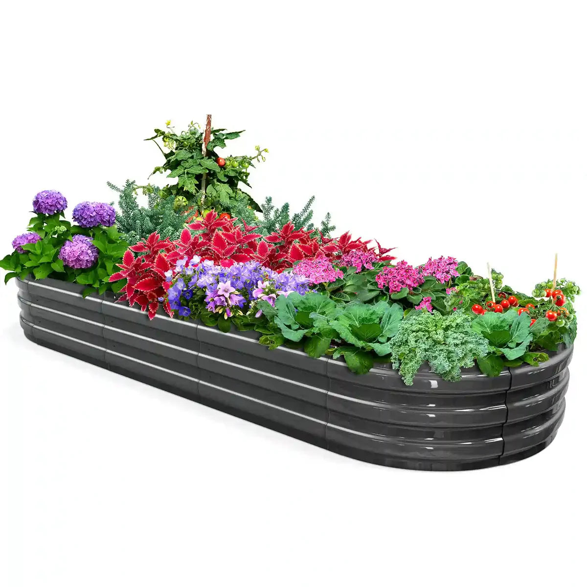 6x3x1ft Screwless Raised Garden Bed