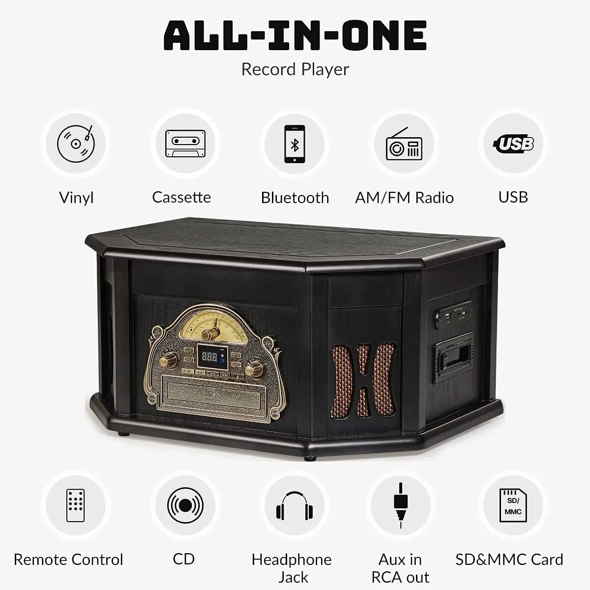 Comes with 1x Turntable, 1x Gift Card, 1x Replacement Stylus, 1x 45RPM adapter#color_black