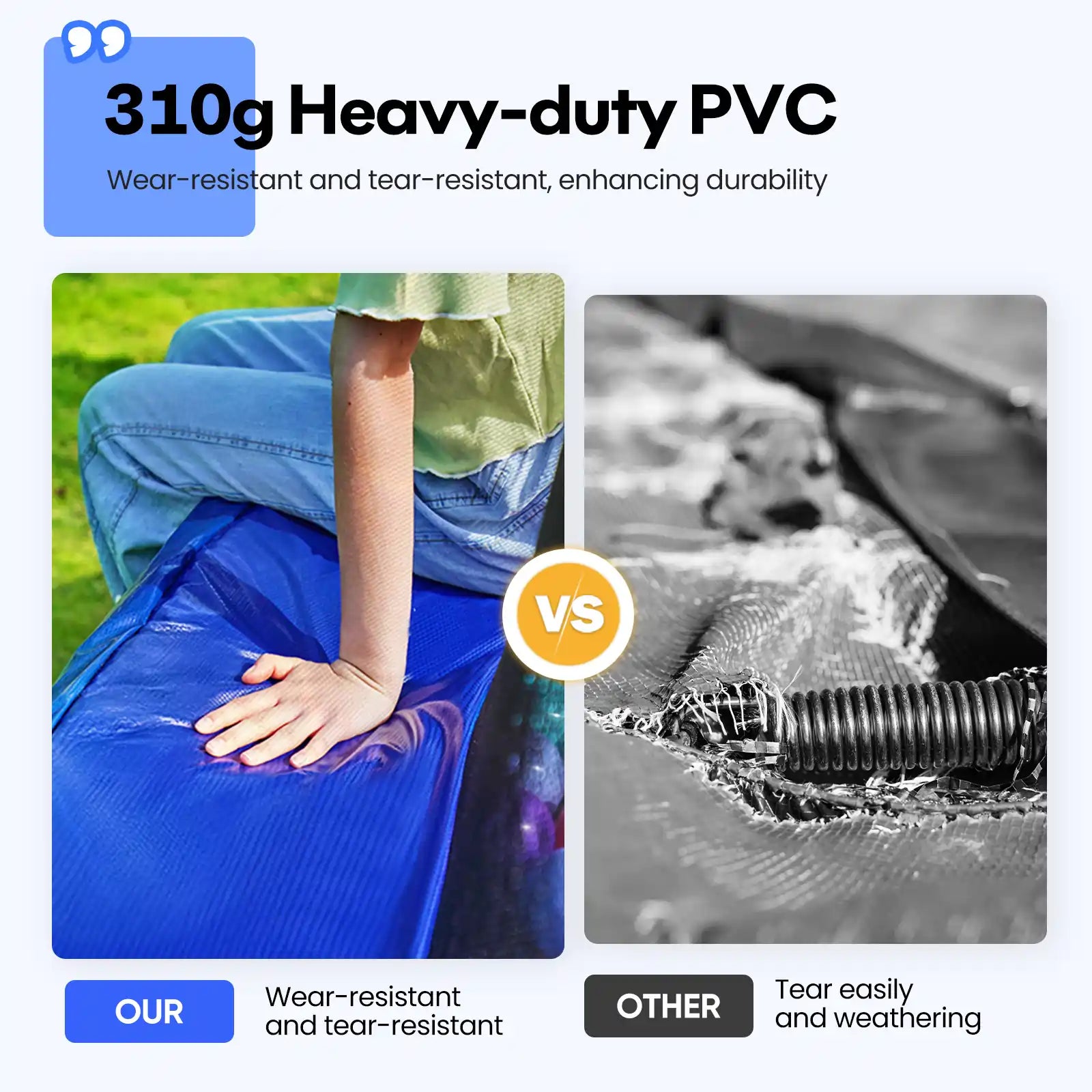 Rectangular Trampoline Pad Replacement