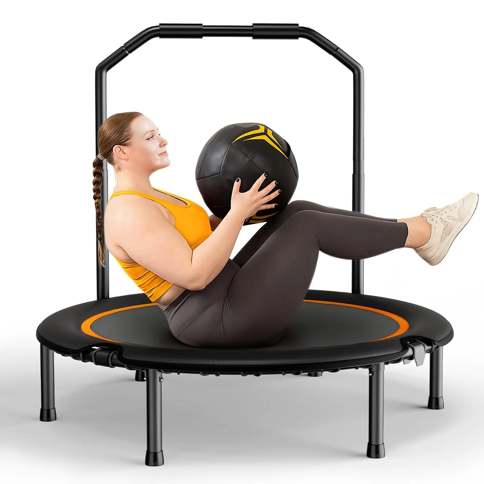 550LBS Foldable Fitness Rebounder Trampoline 48"