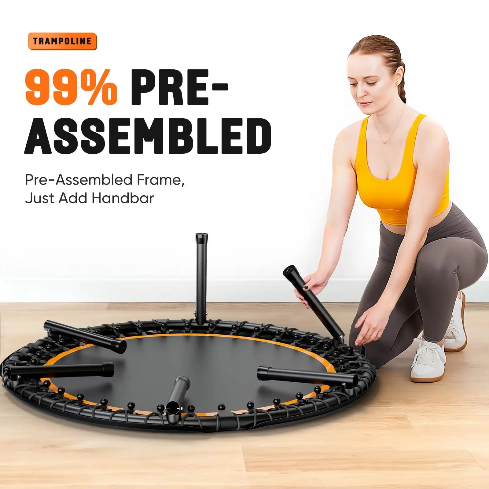 550LBS Foldable Fitness Rebounder Trampoline 48"