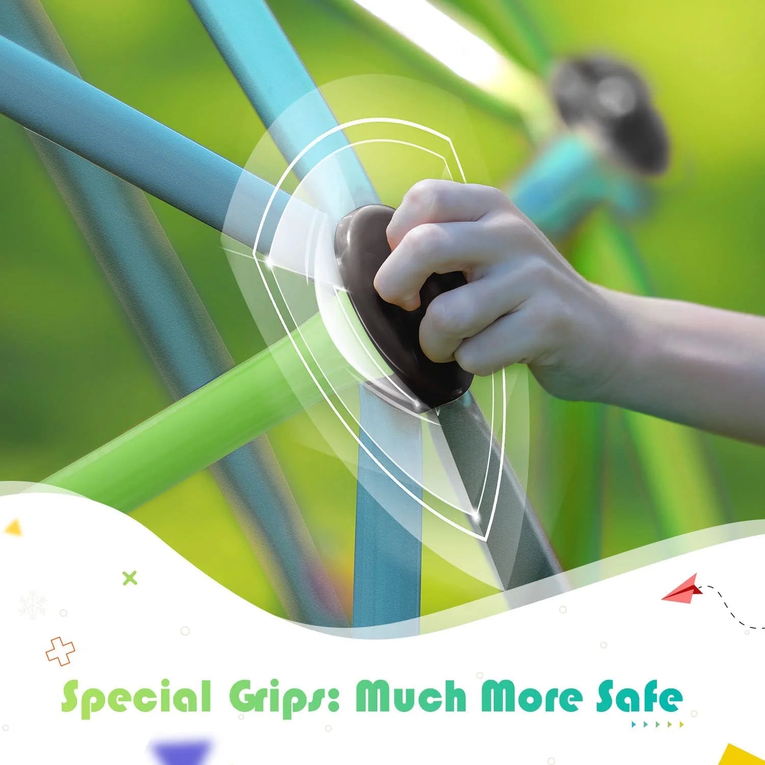 Safe & Easy-to-Grip Handles#color_Turquoise