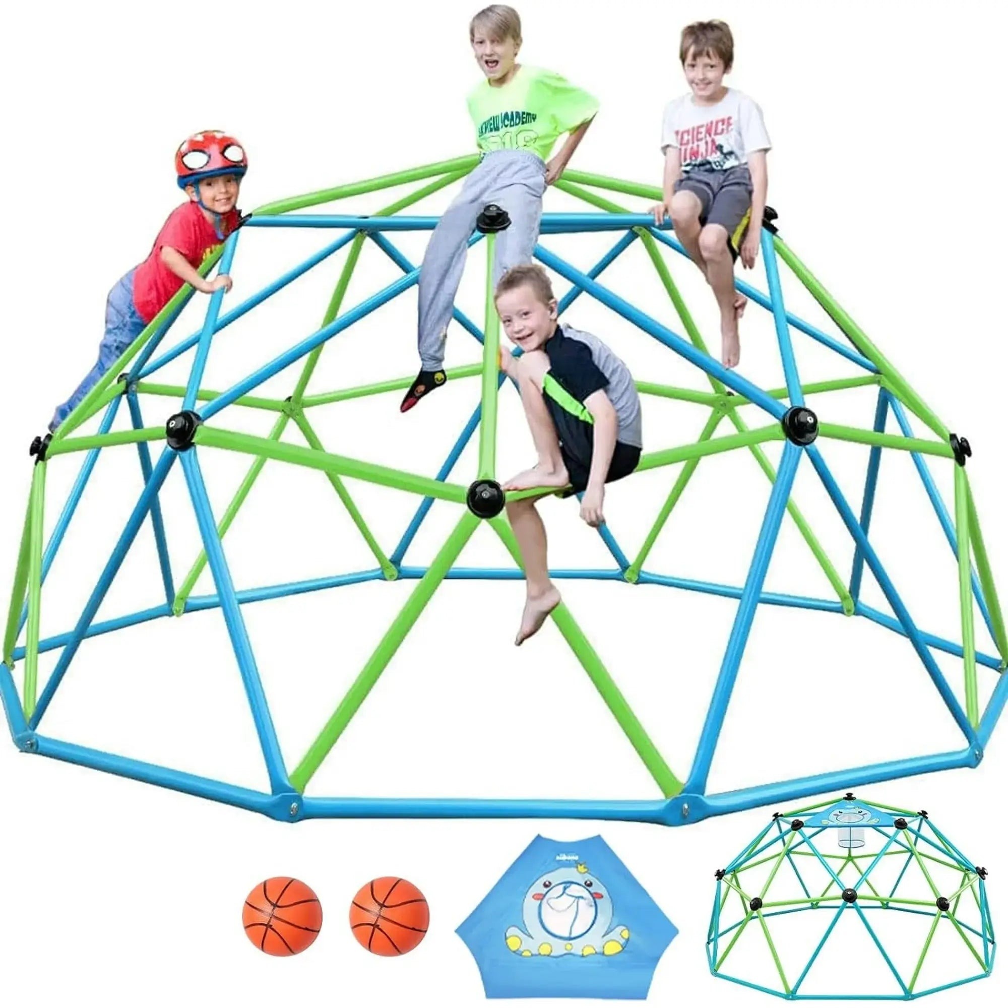 Geometric Dome Climber#color_Turquoise