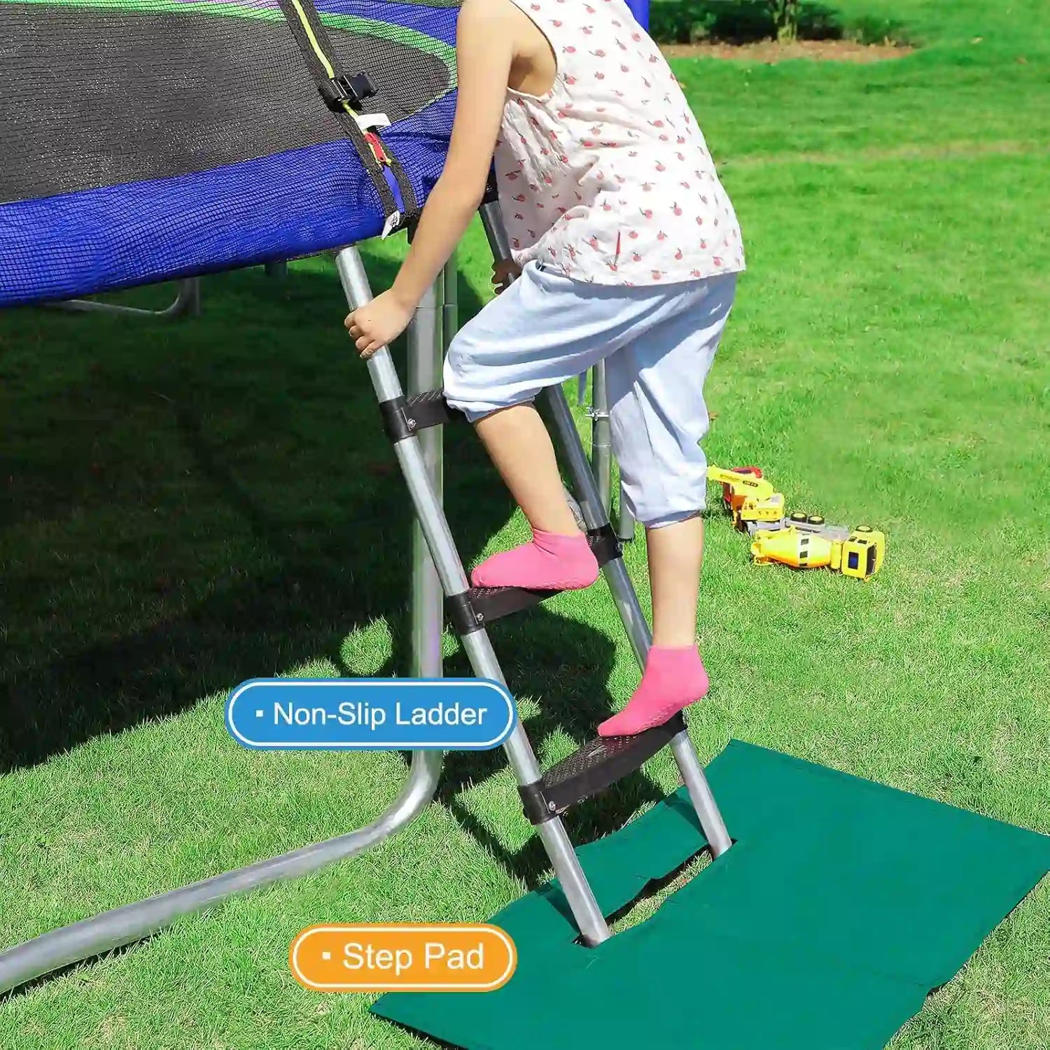 Zupapa 1500LBS Saffun Trampoline With Enclosure Net 15FT