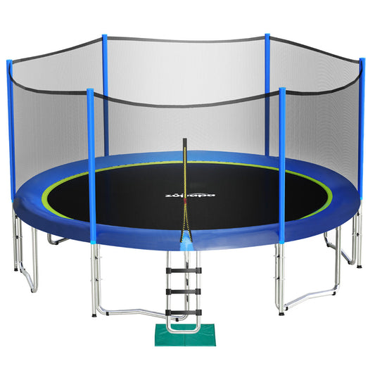 Zupapa 10FT Outdoor Trampoline With Enclosure Net