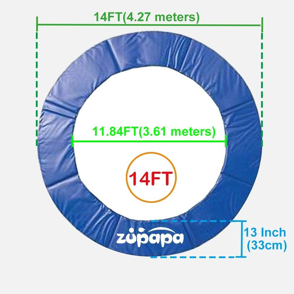 Saffun Trampoline Pad Replacement for 8/10/12/14/15/16FTFT Trampoline