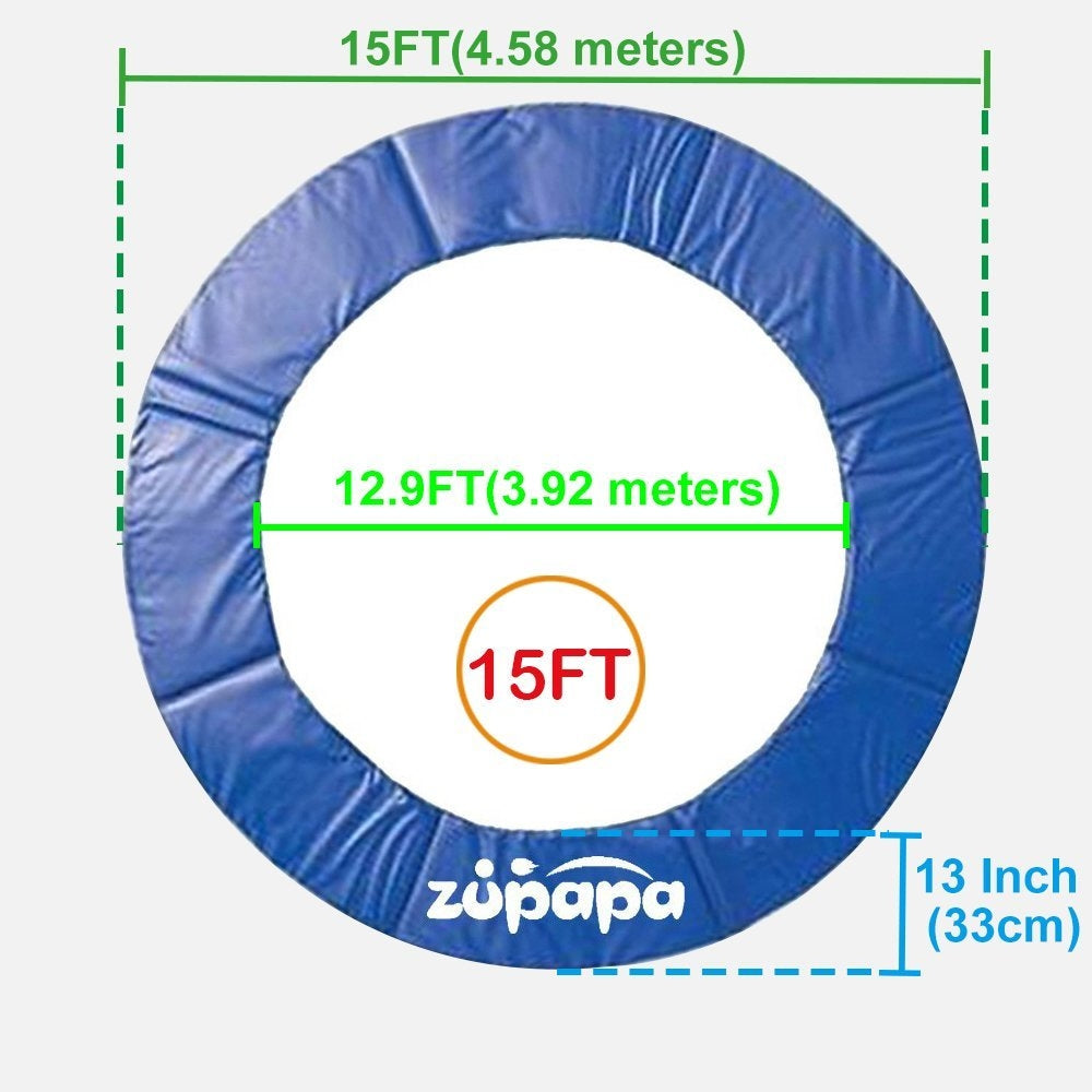 Saffun Trampoline Pad Replacement for 8/10/12/14/15/16FTFT Trampoline