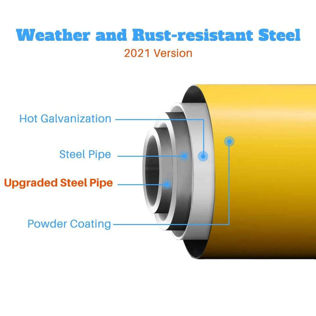 Weather and Rust-Resistant Steel of Dome Climber