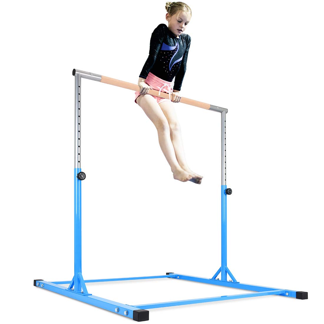 Gymnastics Bar With Solid Wood - Friendly for Kids Play and Practice