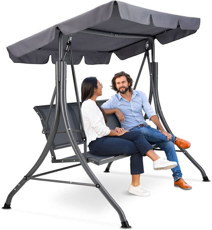 3-Seat Canopy Swing - Family Use