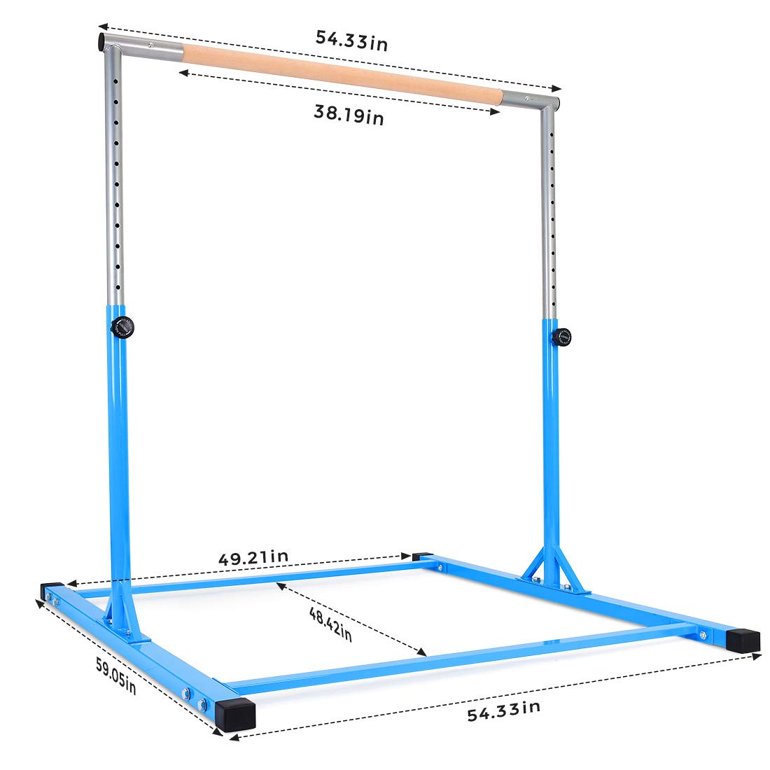 Gymnastics Bar Size - Height,  Length...