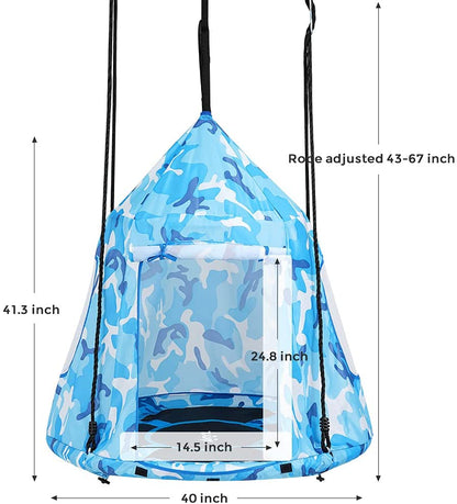 330 LBS Detachable Saucer Tree Swing Size